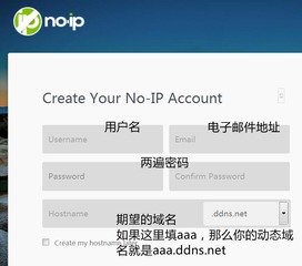 注册no ip动态域名以及使用方法,也适用其它Linux平台